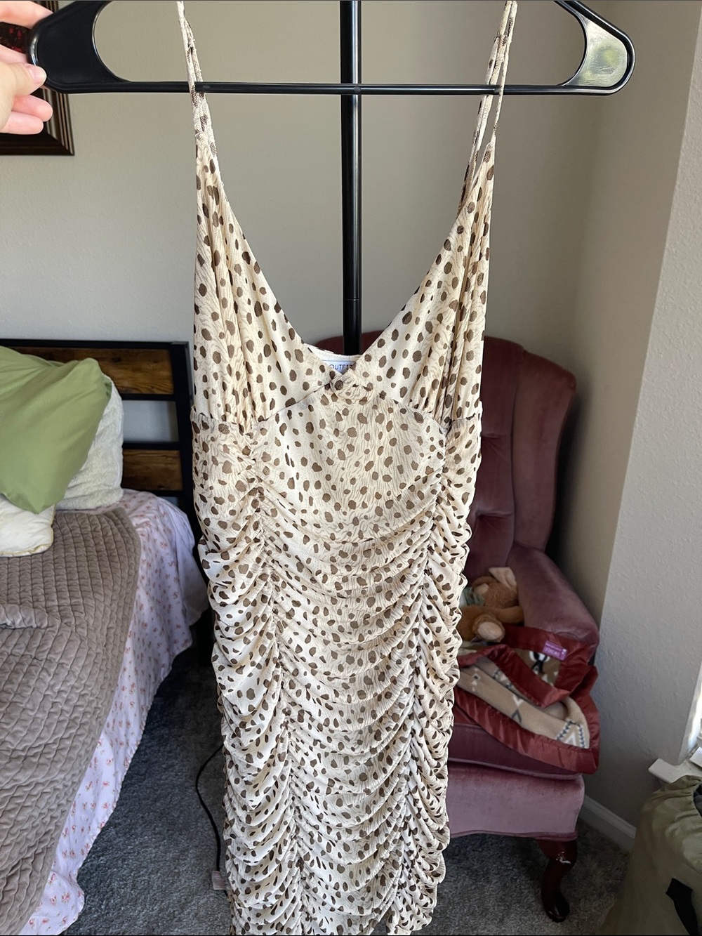 Animal print dress